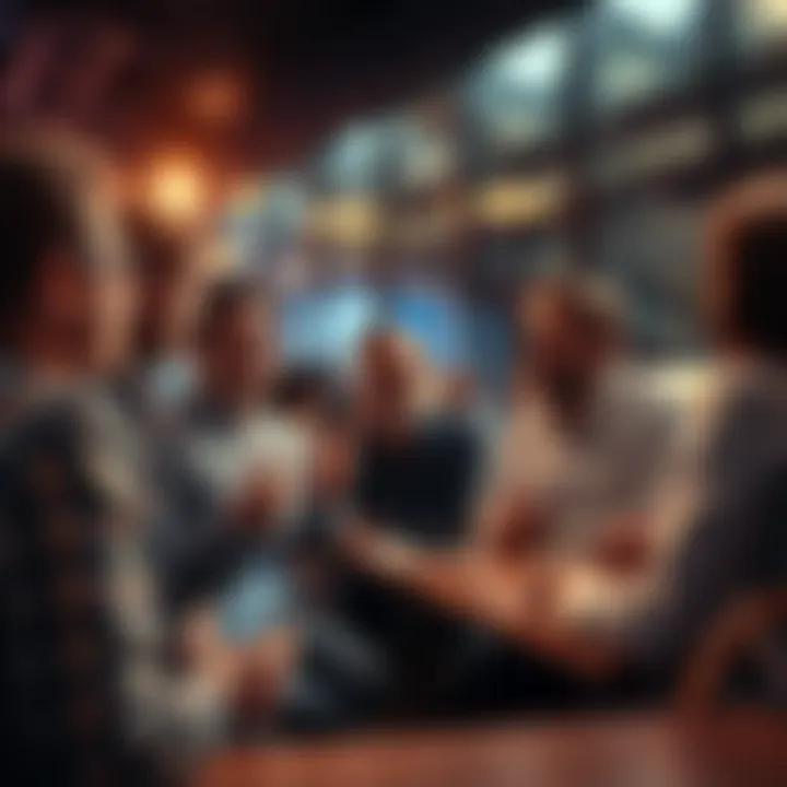 A group of people sharing their thoughts and beliefs in a lively discussion