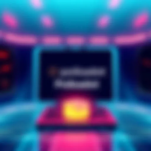 An illustration showing a virtual webinar on blockchain, with the Polkadot logo and a graphic of interconnected blocks representing on-chain capacity.