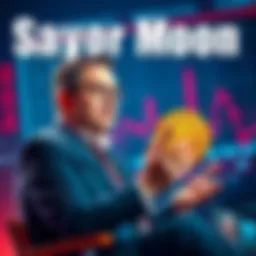 Saylor Moon presenting his investment strategy for Bitcoin during a market crash discussion