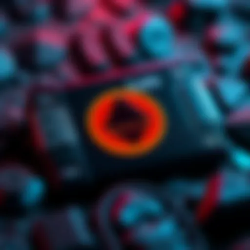 A Trezor wallet displaying the Monero logo, symbolizing secure cryptocurrency management.