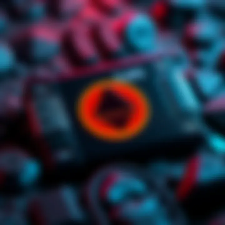 A Trezor wallet displaying the Monero logo, symbolizing secure cryptocurrency management.