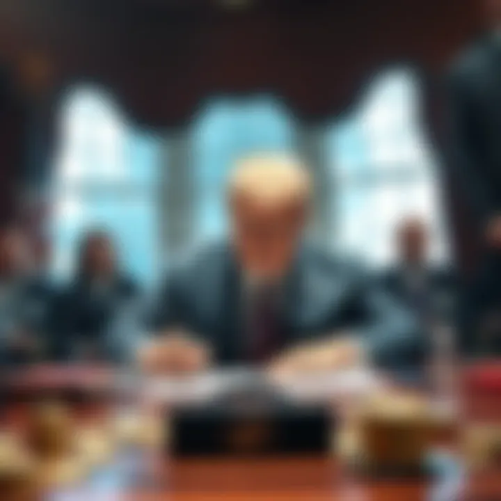 President Trump signing an executive order to include cryptocurrencies in 401(k) plans