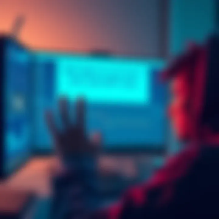 A frustrated person looking at their computer screen with a message about inaccessible USDT funds on Coinbase.