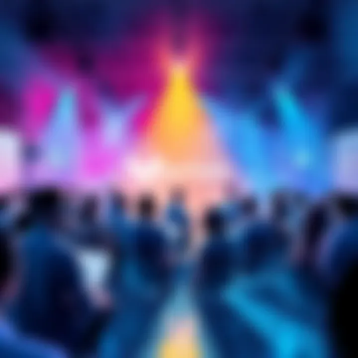 People engaging in a discussion about Vechain and blockchain applications