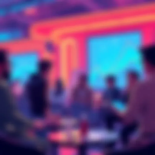 Members of the Vechain community engaging in a discussion about recent updates and developments.