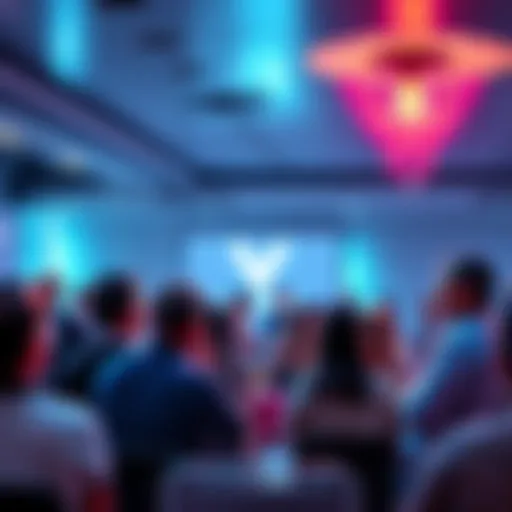 Participants engaging in a lively discussion about Vechain developments