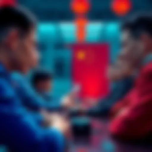 Vitalik Buterin discussing Ethereum with a group of Chinese developers at a meeting