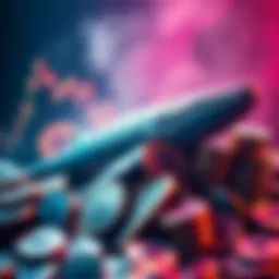 A large whale figure symbolizes a significant investor purchasing Ethereum after a loss, with ETH coins surrounding it.