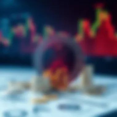 XRP and National Debt Visual representation of XRP coins and U.S. debt with financial graphs showing potential growth and collaboration efforts